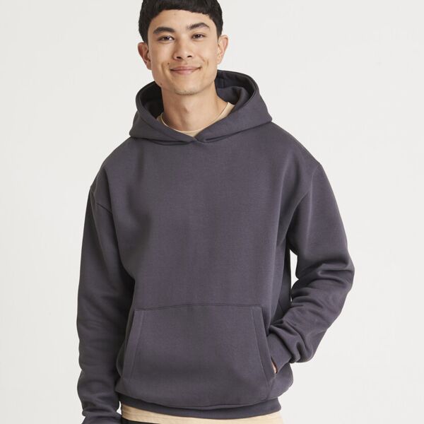 Heavyweight signature boxy hoodie Thumbnail