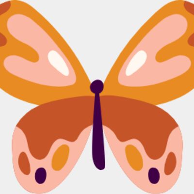 Ochre patterned butterfly Thumbnail