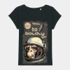 Women's Rounders slub rolled sleeve t-shirt Thumbnail