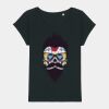 Women's Rounders slub rolled sleeve t-shirt Thumbnail