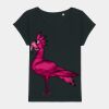 Women's Rounders slub rolled sleeve t-shirt Thumbnail