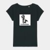 Women's Rounders slub rolled sleeve t-shirt Thumbnail